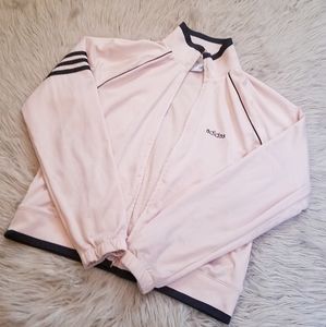 Soft pink Adidas jacket